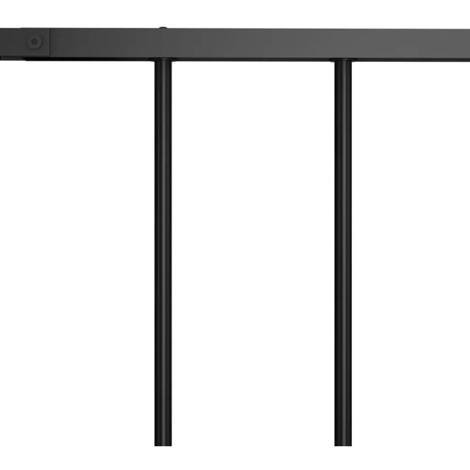 Aitapaneeli jauhemaalattu teräs 1.7x0.75m musta