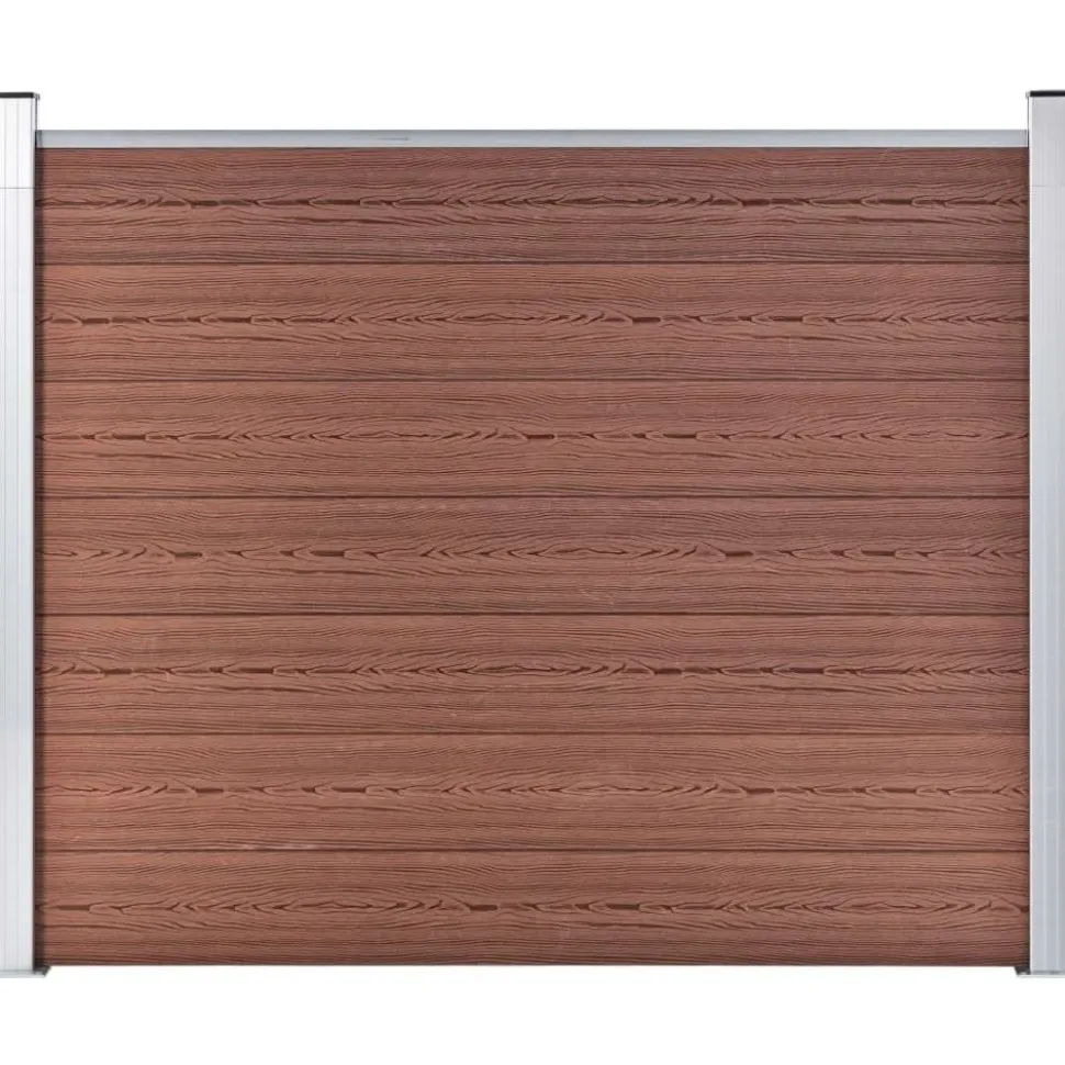Aitapaneeli WPC 180x146 cm ruskea