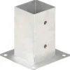 Aitatolpan jalat 4kpl galvanoitu 81mm