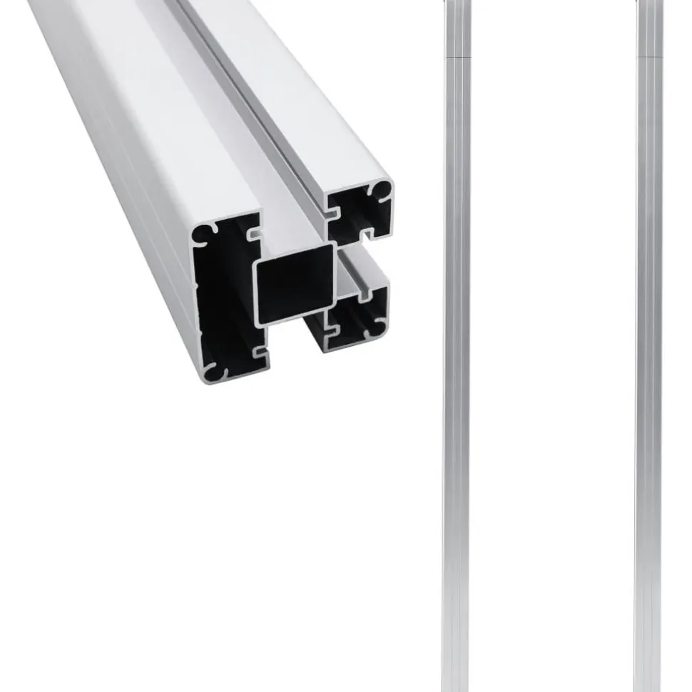 Aitatolpat 2kpl alumiini 185cm