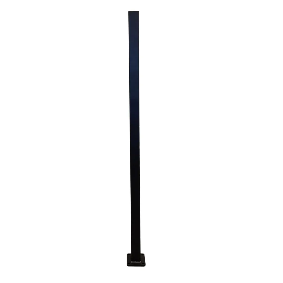 Aitatolppa Green Land Garden 130 x 5 x 5 cm musta alumiini