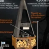 Alusta FIREHUT® pihagrilliin corten teräs