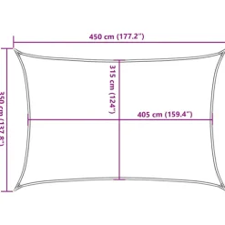 Aurinkopurje, 160 g/m² HDPE, eri värejä ja kokoja (16419)