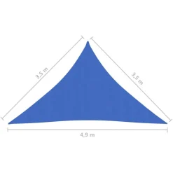 Aurinkopurje 160 g/m² 3x3x3 m HDPE valkoinen