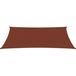 Aurinkopurje Oxford kangas suorakaide 5x8 m terrakotta
