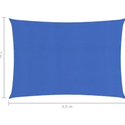 Aurinkopurje suorakulma, HDPE, 160g/m², eri kokoja ja värejä
