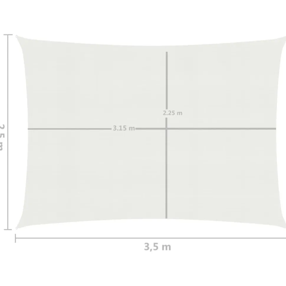 Aurinkopurje suorakulma, HDPE, 160g/m², eri kokoja ja värejä
