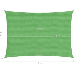 Aurinkopurje suorakulma, HDPE, 160g/m², eri kokoja ja värejä