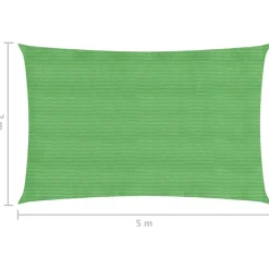 Aurinkopurje suorakulma, HDPE, 160g/m², eri kokoja ja värejä