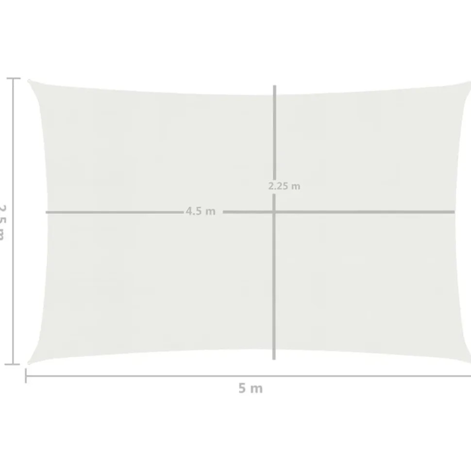 Aurinkopurje suorakulma, HDPE, 160g/m², eri kokoja ja värejä