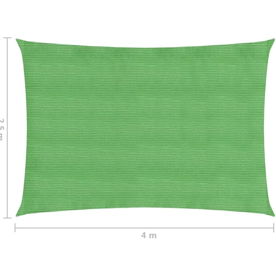Aurinkopurje suorakulma, HDPE, 160g/m², eri kokoja ja värejä