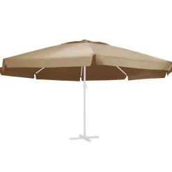 Aurinkovarjon vaihtokangas harmaanruskea 600 cm (12549)