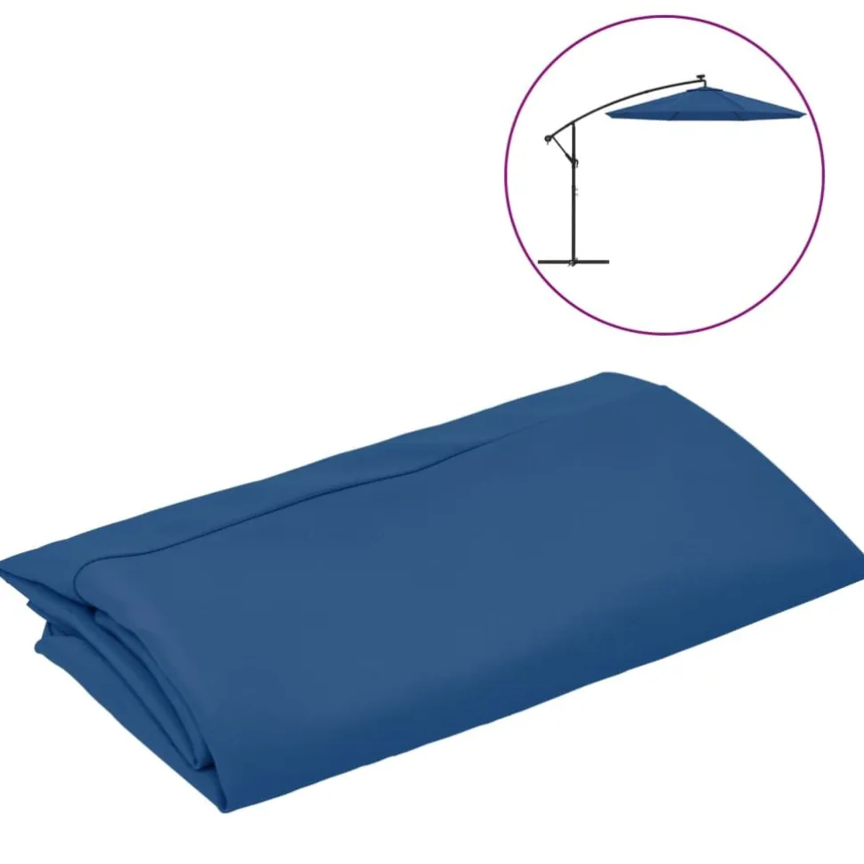 Aurinkovarjon vaihtokangas, halkaisija 300/350 cm, eri värejä ja kokoja (09960)