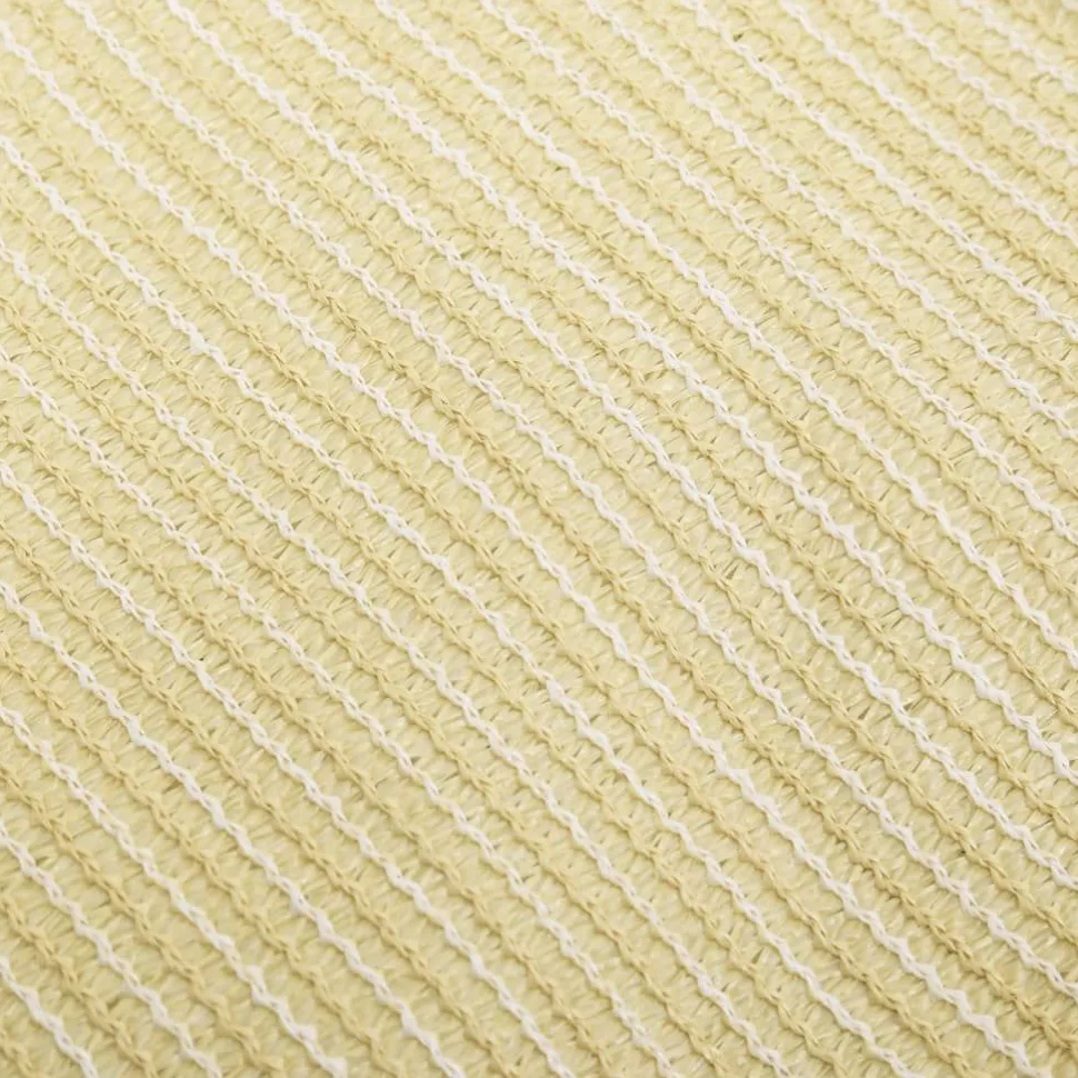 Aurinkovarjo purje HDPE kolmikulmainen 3.6x3.6x3.6 m beige