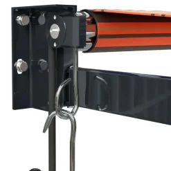 Automaattisesti sisäänkelattava markiisi oranssi/ruskea 3,5x2,5 m