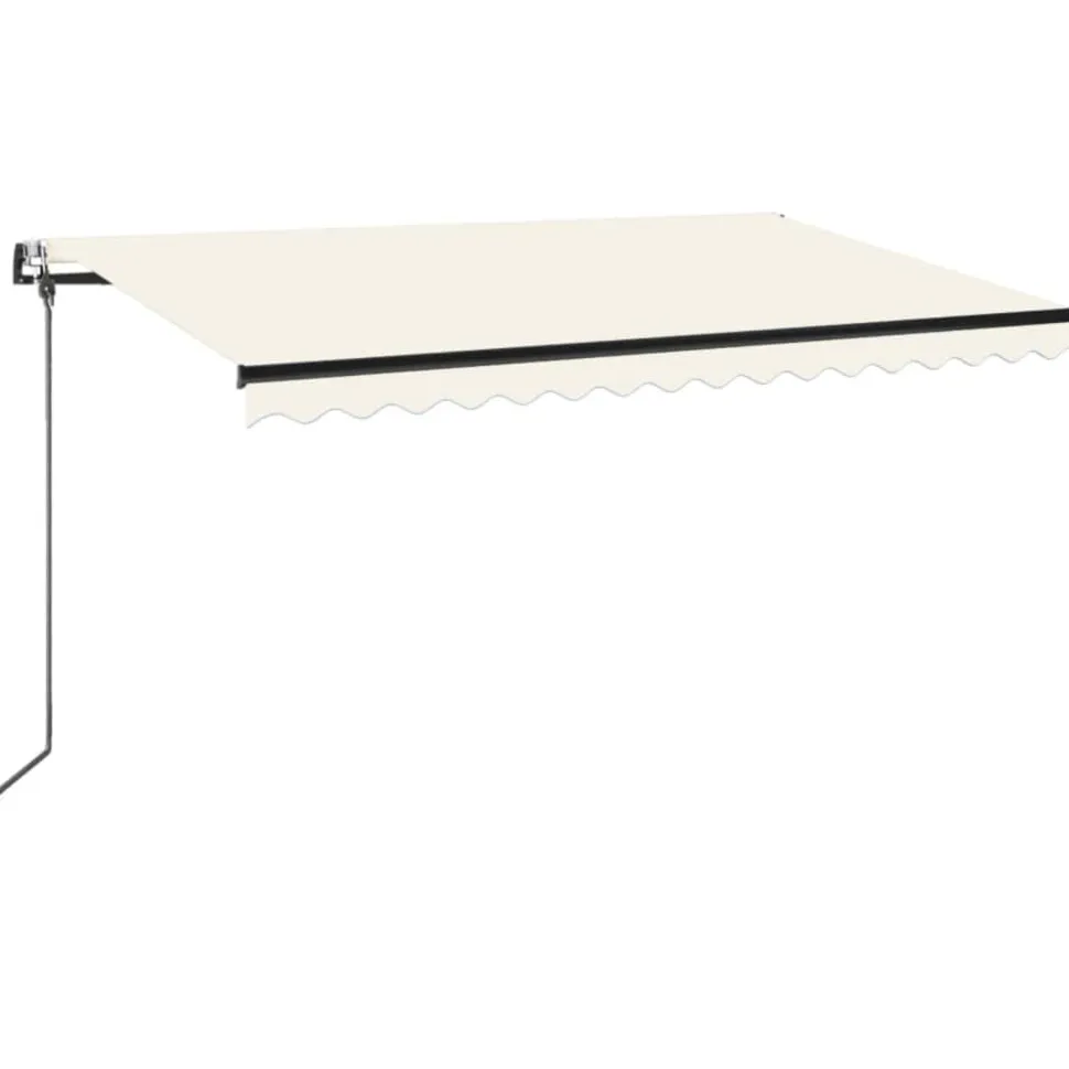 Automaattisesti sisäänkelattava markiisi 350x250 cm kerma