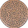 Bistropöytä 60 cm terrakotta mosaiikki