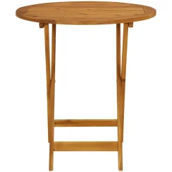 Bistrosarja 3-osainen musta polyrottinki ja täysi akasiapuu (81790)