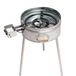 Cataplanasetti GrillSymbol PRO-545 inox CAT Ø54 cm kaasupoltin, säädinletkusetti