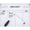 Darts-setti Longfield, taulu, kaappi ja tikat, musta
