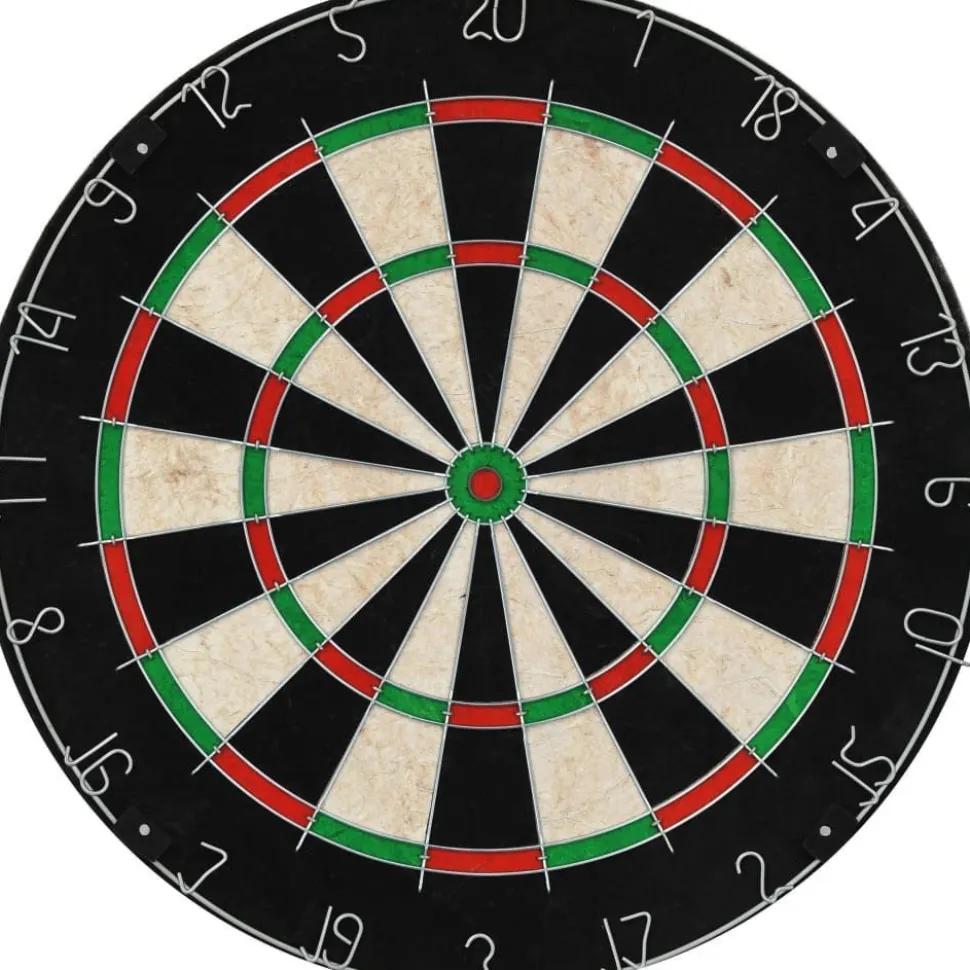 Darts-taulu ja 6 tikkaa, sisal