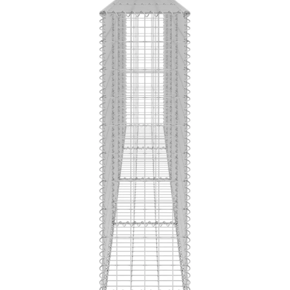 Gabion-kivikori kansilla galvanoitu teräs 300x30x100 cm