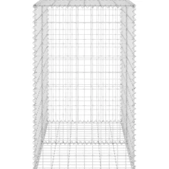 Gabion-kivikori kansilla galvanoitu teräs 100x60x100 cm