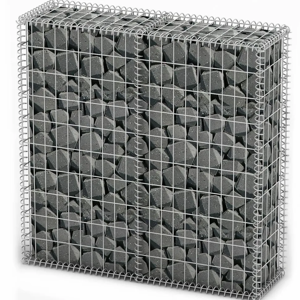 Gabion/kivikori kansilla galvanoitu vaijeri 100x100x30cm