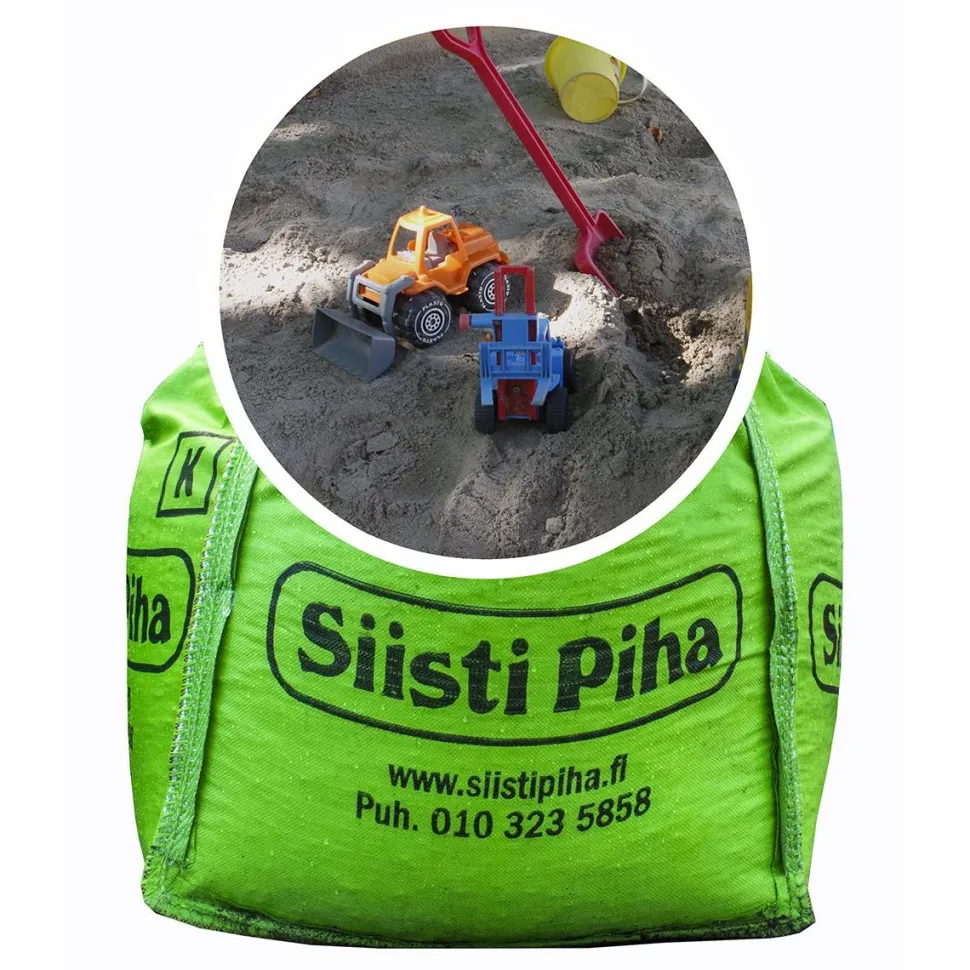 Hiekkalaatikkohiekka Siisti Piha 0-4mm eri kokoja