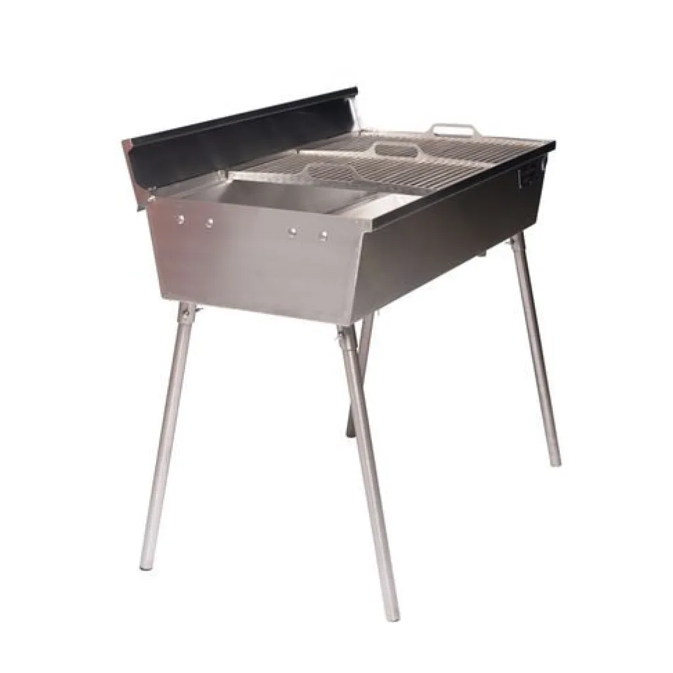 Hiiligrilli GrillSymbol Naked Chef XXL Silver, 116x90x65cm