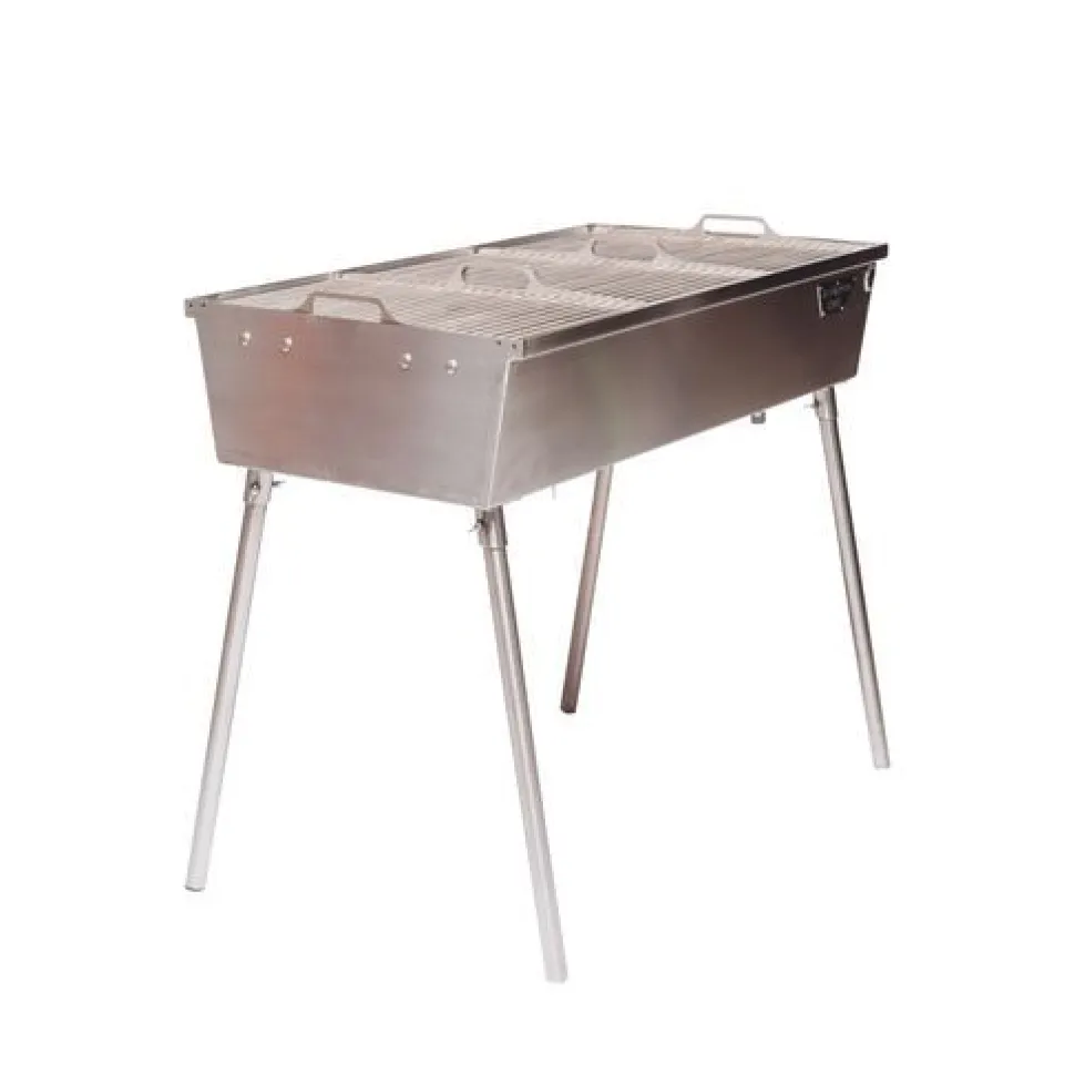 Hiiligrilli GrillSymbol Naked Chef XXL Silver, 116x90x65cm