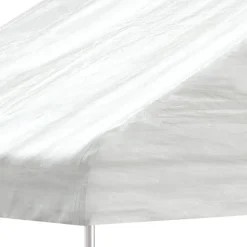 Huvimaja katolla valkoinen 11,15x5,88x3,75 m polyeteeni