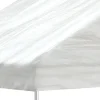 Huvimaja valkoinen 20,07x4,08x3,22 m polyeteeni