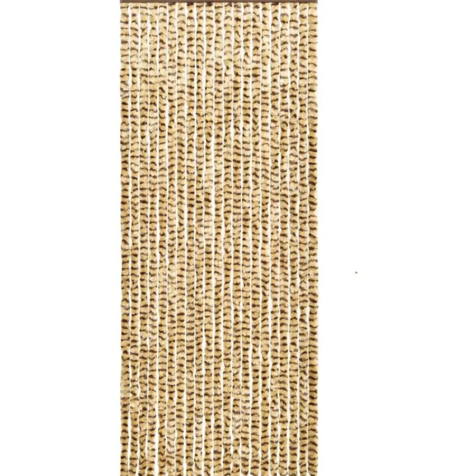 Hyönteisverho beige ja ruskea 56x185 cm chenille
