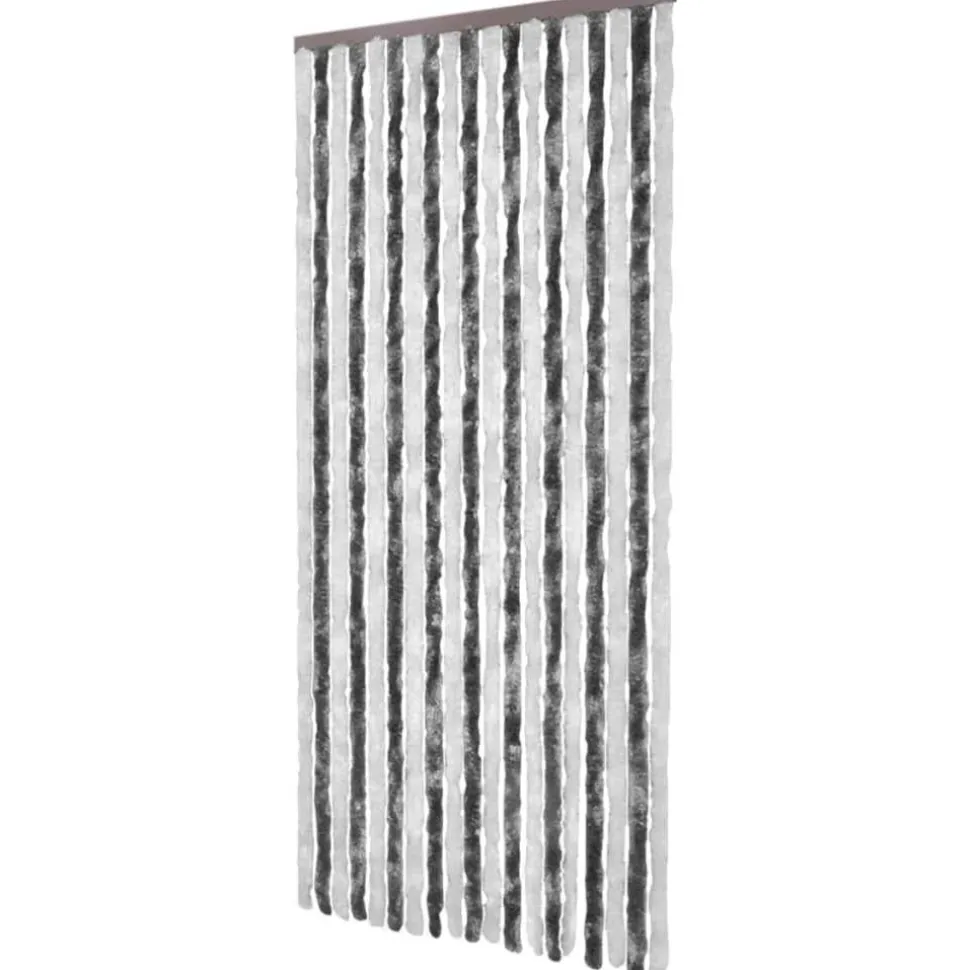 Hyönteisverho harmaavalkoinen 120x220 cm chenille