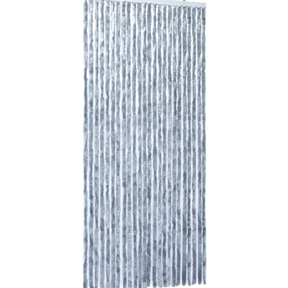 Hyönteisverho hopea 100x220 cm chenille