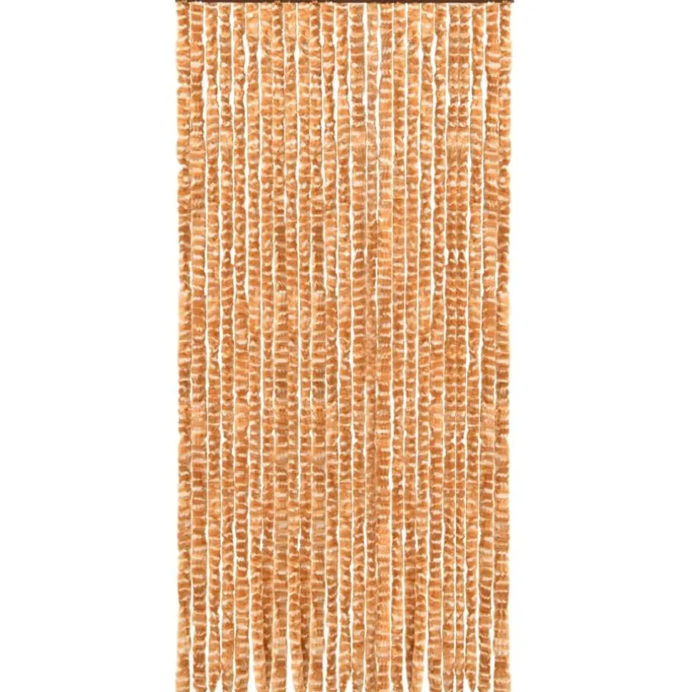 Hyönteisverho okra ja valkoinen 100x220 cm chenille