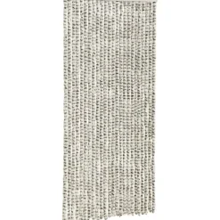 Hyönteisverho vaalean- ja tummanharmaa 100x220 cm chenille