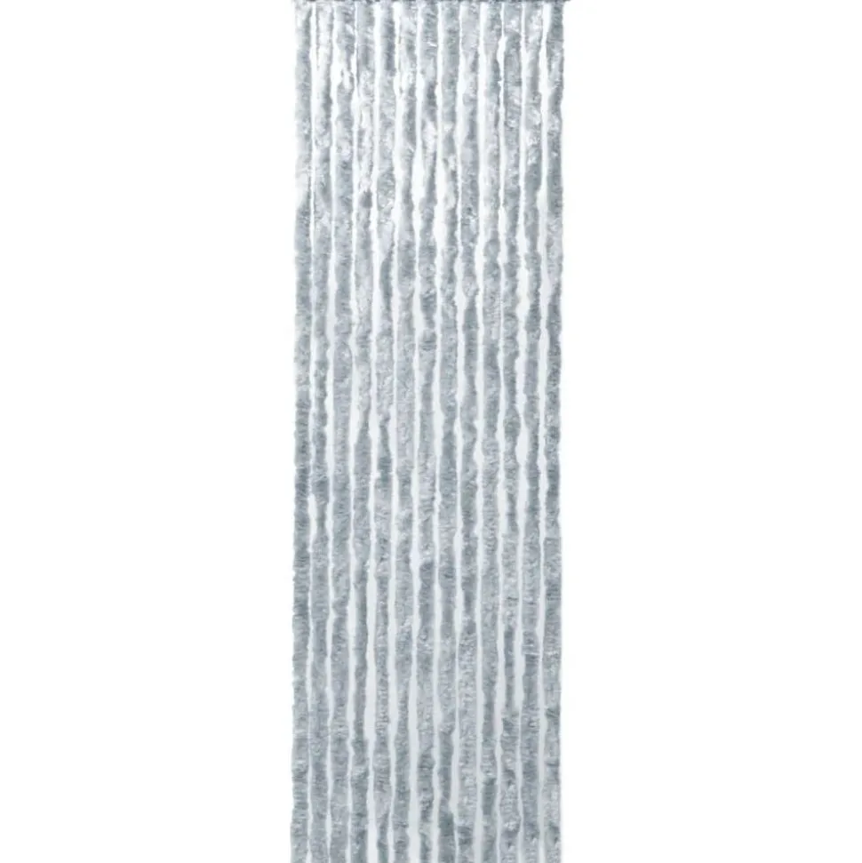 Hyönteisverho valkoinen ja harmaa 90x200 cm chenille