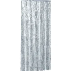 Hyönteisverho valkoinen ja harmaa 100x220 cm chenille
