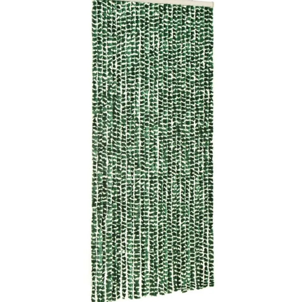 Hyönteisverho vihreä ja valkoinen 100x220 cm chenille