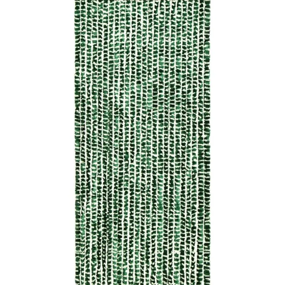 Hyönteisverho vihreä ja valkoinen 100x220 cm chenille