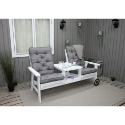 Istuinpehmuste Baltic Garden Malmö Maxi 2kpl harmaa