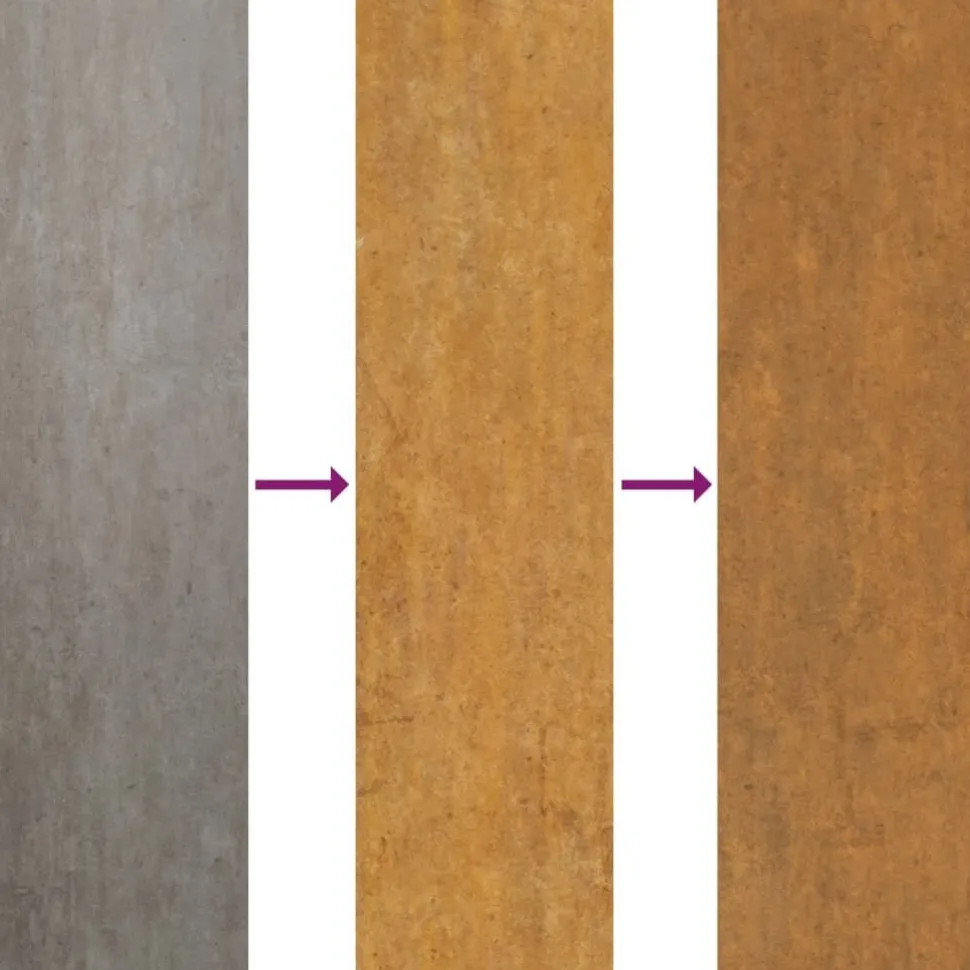 Istutuslaatikko 960x100x36 cm corten-teräs
