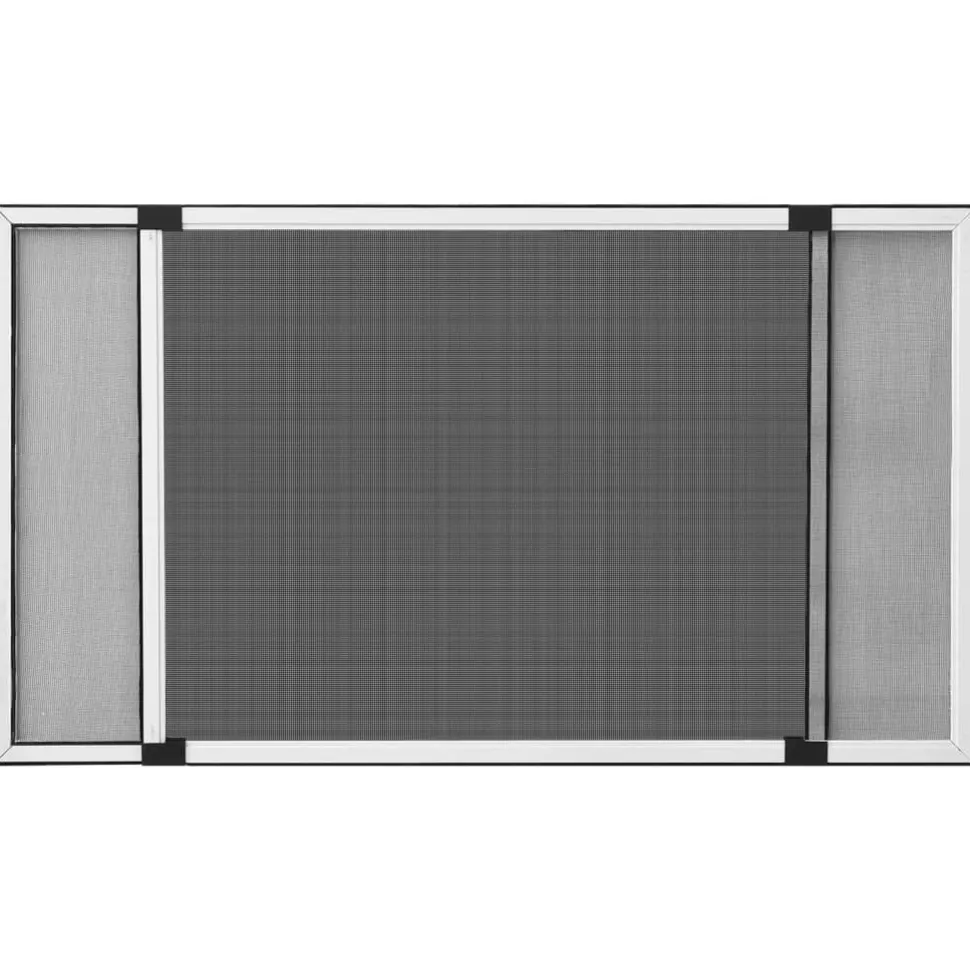 Jatkettava hyönteisverkko ikkunaan valkoinen (75-143)x50 cm