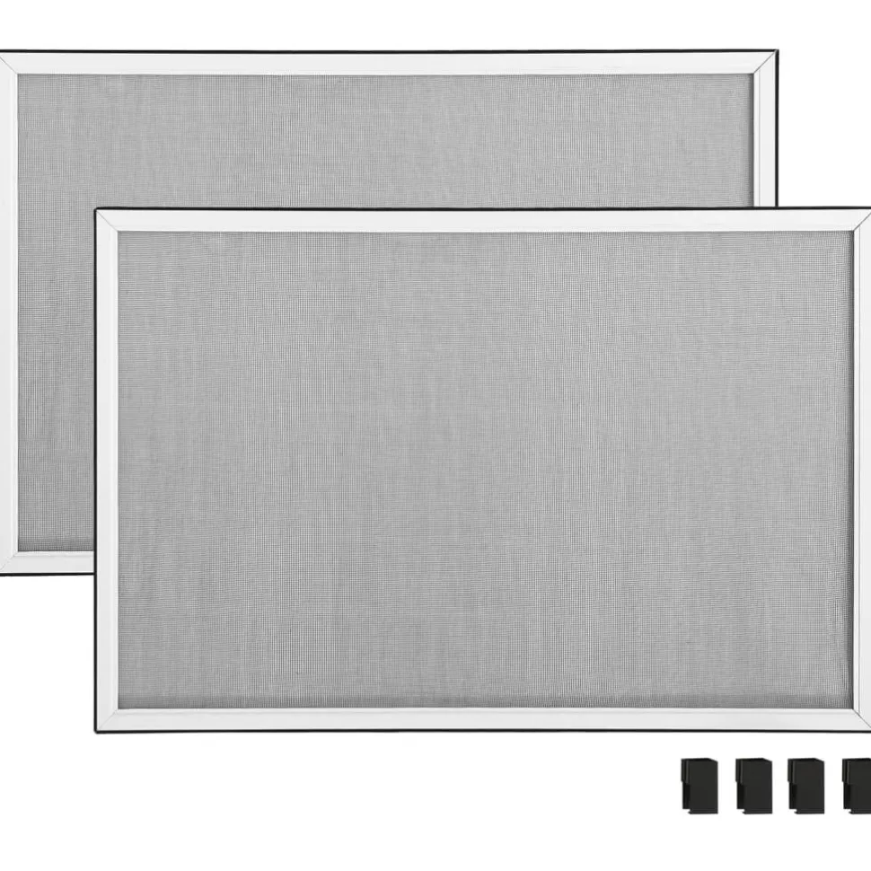 Jatkettava hyönteisverkko ikkunaan valkoinen (75-143)x50 cm