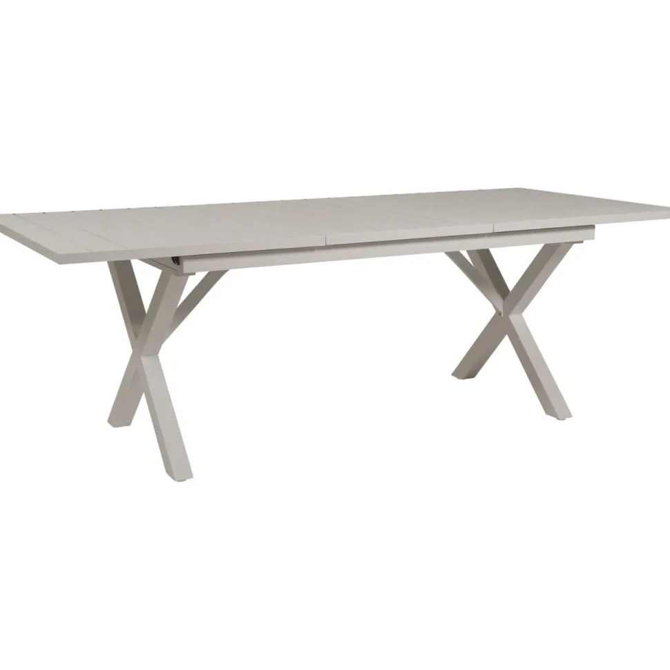 Jatkettava ruokapöytä terassille Brafab Hillmond, 160/220x100cm, khaki