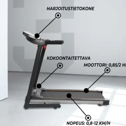 Juoksumatto Core V2 12km/h taitettava