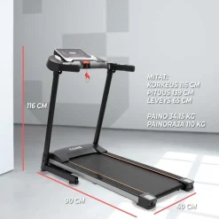 Juoksumatto Core V2 12km/h taitettava