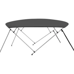 4-kaarinen bimini-kate, antrasiitti 243x(230-244)x137 cm
